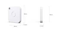 Balise Bluetooth F1 rechargeable, la plus petite, étanche IP67, avec capteur d'accéléromètre pour la sécurité des personnes