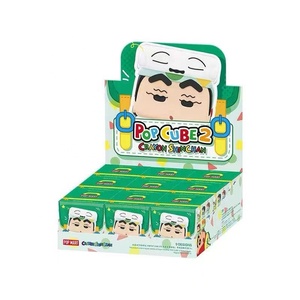 POPMART คราเวย์ชินจัง POP CUBE ซีรีส์ 1 <span class=keywords><strong>2</strong></span> 3 กล่องสุ่มฟิกเกอร์ของสะสม โมเดลของเล่น ของตกแต่งโต๊ะ ของขวัญ - Product Image 3
