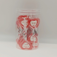 Heetverkopende Valentijnslollipops Fruit Sweet Heart Lollipops Groothandel Festival Lollipops Snoep