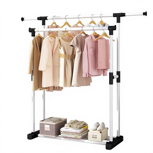 Corner Clothes <b>Rack</b> For Utilizing Unused Corner Spaces In Bedrooms And Dressing Areas Hangers - Product Image 5