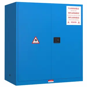 Double door Laboratory Storage Cabinet Flammable Chemicals Biological Safety metal Cabinet