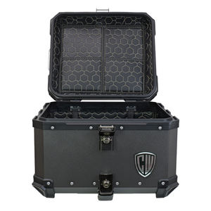 WEIDUN 55L universel en <span class=keywords><strong>aluminium</strong></span> <span class=keywords><strong>moto</strong></span> <span class=keywords><strong>Top</strong></span> <span class=keywords><strong>Case</strong></span> boîte de queue coffre étanche avec serrure casque stockage de bagages pour Scooter <span class=keywords><strong>Moto</strong></span> - Product Image 4