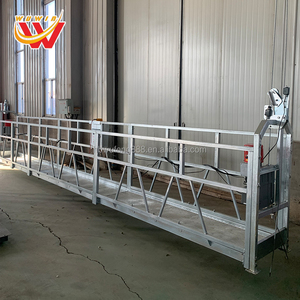 Gondole d'entretien de bâtiments de grande hauteur Nettoyage de vitres d'<span class=keywords><strong>occasion</strong></span> Plate-forme de travail suspendue Mur Échafaudage en acier chinois ZLP630 - Product Image 3