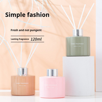 Décor à la maison 120ml ensembles de diffuseurs de roseaux diffuseur de parfum à la maison désodorisant liquide d'arôme d'huile essentielle pour la maison