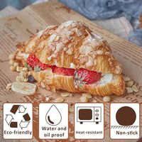 Papier sulfurisé coloré anti-graisse doublure de panier alimentaire feuilles de cire de charcuterie papier d'emballage sandwich emballages de qualité alimentaire papier beurre