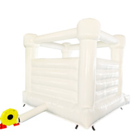 Château gonflable de mariage en PVC de couleur personnalisée avec souffleur 3x3x2.7m, logo personnalisé, utilisation en extérieur JIALE JL153