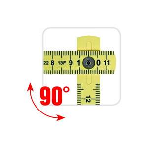 METRICA - 19040 1 mètre-Fibre de verre-Taille de poche-MÈTRES PLIANTS EAN 8001066190409 - Product Image 2