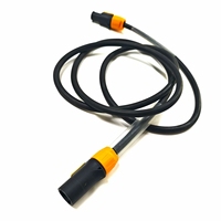 Cable de Alimentación para Iluminación LED Exterior, Powercon TRUE1 M/F 3x1.5mm2 H07RN-F, Clasificación IP65, de Goma para Ubicaciones Húmedas y Uso en Escenarios