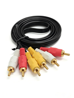 Cable de Datos para Cámara SIPU de Alta Velocidad BNC Banana RCA con Cubierta de PVC y Trenzado para HDTV 1080P