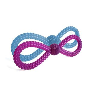 ยาง TPR 8-shaped เป็นมิตรต่อสิ่งแวดล้อมของเล่นสุนัขยาง TPR ทนต่อการกัดฟันแบบโต้ตอบสำหรับสุนัขใหญ่ทุกวัน - Product Image 5