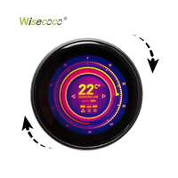 Wisecoco Soluciones de Pantalla Táctil HMI para Instrumentos Médicos, Pantalla LCD Redonda de 1.28, 1.29 y 1.3 Pulgadas con Codificador, Interruptor Inteligente con Pantalla Táctil