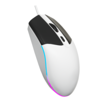 Souris de jeu filaire ergonomique rétroéclairée avec capteur optique USB 4D 1600 DPI pour PC/ordinateur compatible avec les ordinateurs de bureau