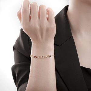<b>Copper</b> Alloy <b>Bangle</b> With Gemstone And Diamond Accents For Women Bezel Setting Fashion Jewelry - Product Image 2