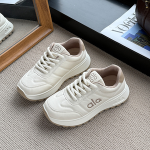 Baskets blanches décontractées pour femmes, respirantes, chaussures épaisses à <span class=keywords><strong>plateforme</strong></span> confortable, baskets à semelle épaisse augmentant la taille - Product Image 5