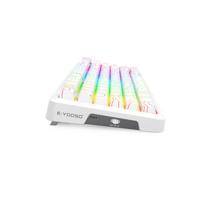 81-key Rgb Mechanical Gaming Keyboard 3-mode Hot-swap Gasket with Topographic Pattern Side-printed Keycaps 2.4ghz <b>Wireless</b> Usb-c - Product Image 4