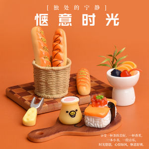 Plato de Pizza de Madera con Diseño de Cachorro Adorable, Cabujón de Resina para Decoración de Cocina en Miniatura, Accesorios Hechos a Mano - Product Image 2