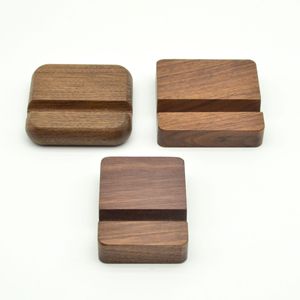Wooden Phone <b>Stand</b> <b>Tablet</b> Holder 2x6x8cm Desktop Organizer <b>For</b> Smartphone And <b>Tablet</b> Display - Product Image 3