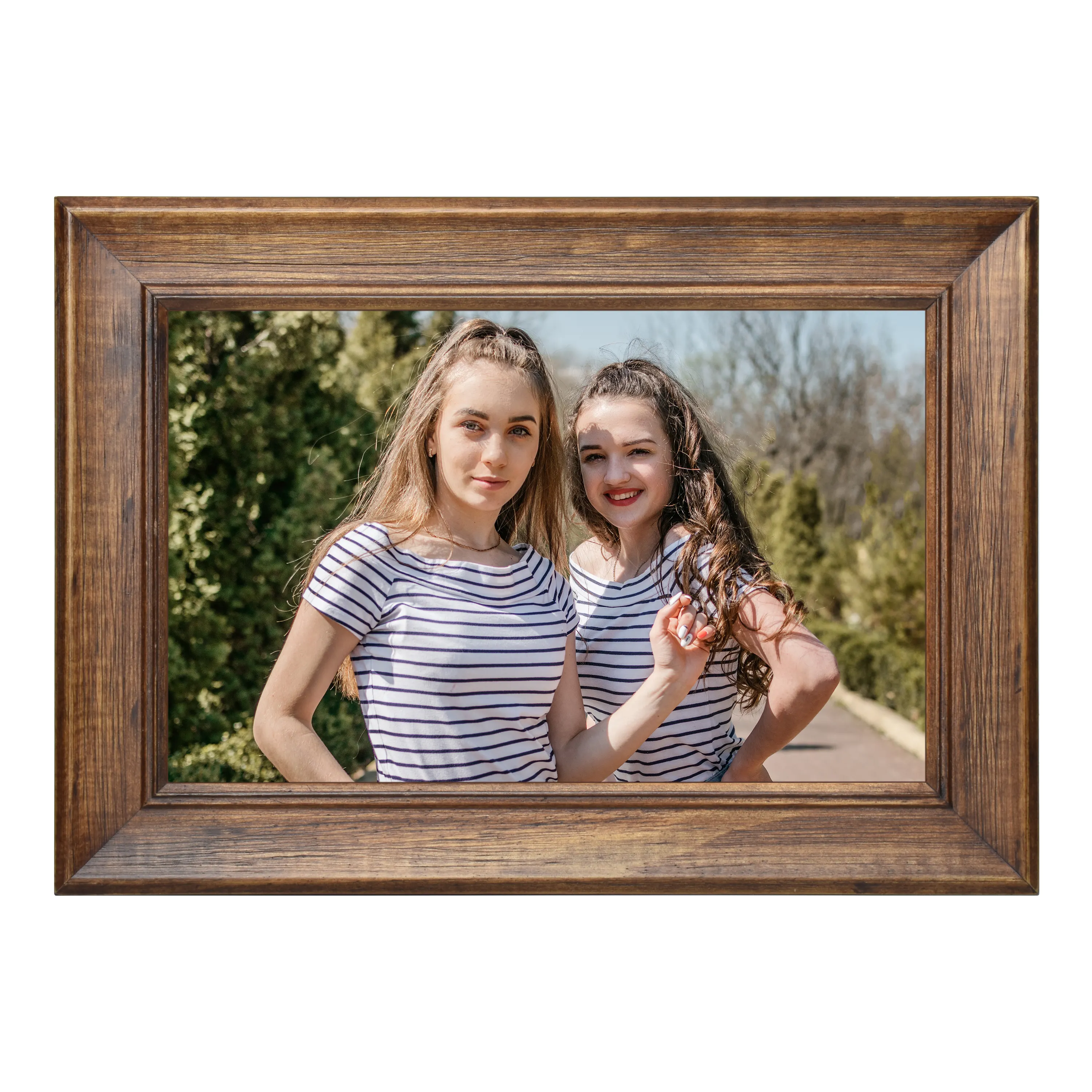 10.1 inch WiFi Digital Picture Frame Wood Cloud Photo Frame 800*1280 IPS 1+16GB Display Video Photo via frameo