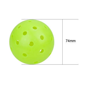 Fabriek Goedkope Prijs Concurrerende Roterende Naadloze Pickleball Custom Logo Buiten 40 Gaten Pickleball Bal - Product Image 6