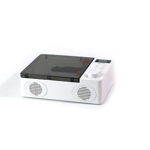 Lecteur CD portable double haut-parleur personnalisé en usine avec lecture BT USB, affichage numérique, lecteur audio HIFI moderne pour la maison - Product Image 1