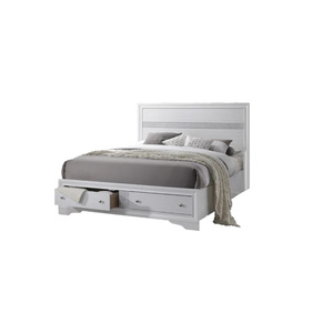 Meubles de chambre à coucher personnalisés, design nordique, luxe, blanc, ensemble de chambre à coucher 5 pièces - Product Image 5