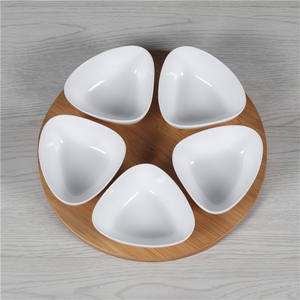 Cocina de forma triangular, aperitivos, platos de servicio con soporte para el hogar - Product Image 3