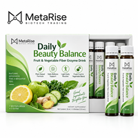 Marque privée OEM, liquide oral à base d'enzymes de fibres de fruits et légumes pour adultes, bien-être digestif, nutrition fonctionnelle, 30 ml x 7 flacons