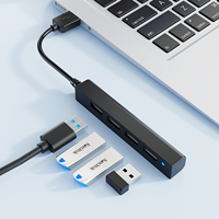 Offre Spéciale Hub USB 2.0 à 4 ports Plug & Play Extension multi-appareils haute vitesse pour PC portable en stock