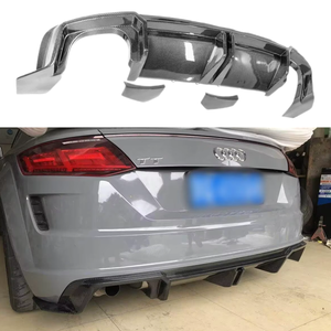 Diffuseur de pare-chocs arrière en fibre de carbone véritable style P pour <span class=keywords><strong>Audi</strong></span> TTRS MK3 2020 - Product Image 2