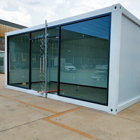 Fournisseurs d'usine Suède Maisons conteneurs en verre préfabriquées modulaires mini et économiques