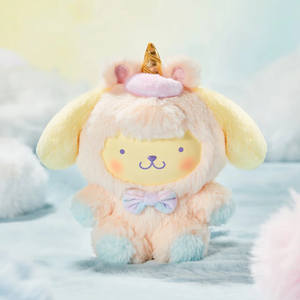 Nouvelle collection officielle MINISO San Rioes Dreamy Unicorn Series, boîte mystère de 6 pièces, adorables peluches porte-clés, jouets en peluche - Product Image 3