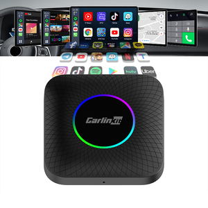 Qualcomm <span class=keywords><strong>8</strong></span> Core 4 64Gb Wireless <span class=keywords><strong>Android</strong></span> 13 <span class=keywords><strong>Auto</strong></span> Play Box adattatore Carlinkit Box Ai Carplay per Apple Youtube Tiktok - Product Image 1
