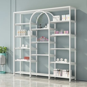 Hot Sales Cosmetic Store Display <b>Stands</b> Customized Retail Shop Metallic Duty Display Racks Steel Display Rack - Product Image 4