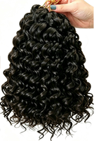 Extensions de cheveux bouclés 100 % naturels vierges en gros, style birman, effet plume, 14-30 pouces, tresses bouclées sans nœuds, effet miracle