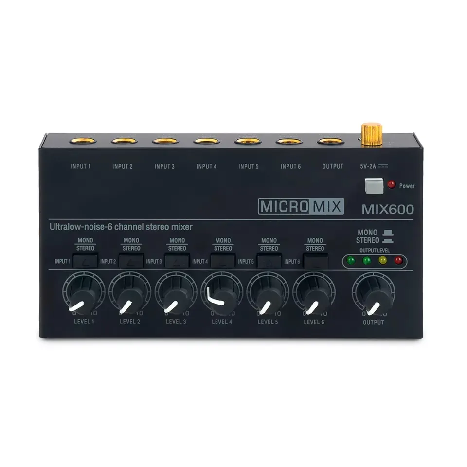 MX600 OEM Tragbarer Musiker Plattenspieler DC 12V Hifi Studios Broadcasting Kopfhörer verstärker