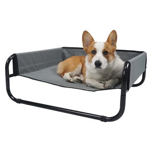 CanboPet Pet Portable <strong>Dog</strong> <strong>Bed</strong> Durable Comfortable Elevated Pet <strong>Dog</strong> <strong>Bed</strong> Stainless Steel <strong>Dog</strong> <strong>Bed</strong> <strong>With</strong> Armrest - Product Image 1