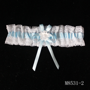 M8531 Wedding <strong>Garter</strong> Bridal <strong>Garter</strong> Something <strong>Blue</strong> <strong>Garter</strong> - Product Image 5