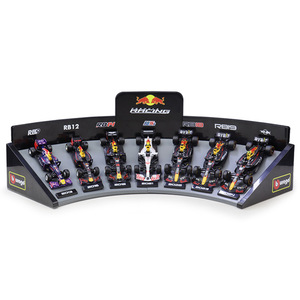 Bburago 1:43 Set de Colección de 7 Coches de Carreras F1 con Soporte de Exhibición, Modelo Fundido a Presión para Coleccionistas, Regalo al por Mayor - Product Image 1