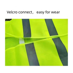 Chaleco de Seguridad Unisex de Alta Visibilidad, Impermeable, ANSI Clase 1, con Logotipo Personalizado, Ropa de Trabajo de Construcción - Product Image 5