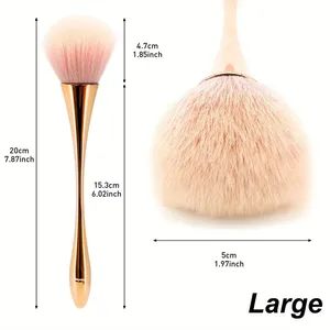14 Styles Nail Dust Cleaning <b>Brush</b> Professional Nail Art Make Up <b>Brushes</b> <b>Long</b>-<b>Handled</b> Super Fluffy Dust Removal Manicure Tools - Product Image 4