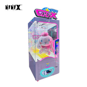 Máquina de grúa eléctrica con garra, carcasa metálica transparente, para muñecas grandes, regalos, centros de juego, parques de atracciones, centros comerciales - Product Image 3