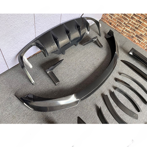 Achterdiffusor en achterspoiler van <span class=keywords><strong>carbon</strong></span> <span class=keywords><strong>fiber</strong></span> voor Porsche Macan 2014-2019 - Product Image 6