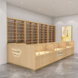Kiosco Moderno para Exhibición de Perfumes |   Diseño de Pabellón de Fragancias con Iluminación LED Ecológica |   Compras Personalizables en Acero Inoxidable - Product Image 1