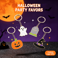 Tendance Halloween Porte-clés Porte-clés en or Porte-clés de l'alphabet Porte-clés en métal personnalisé Fournisseur d'usine OEM