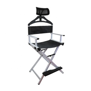 Aluminum Alloy <b>Makeup</b> Chair Backrest and <b>Makeup</b> <b>Box</b> Matching Folding Chair Leisure Portable Chair - Product Image 2