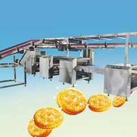 Nouvelle ligne de production entièrement automatique de biscuits aux lait et aux noix, équipement de formage de biscuits, machine à biscuits croustillants, utilisation en boulangerie, acier inoxydable 304