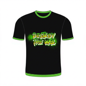 Camiseta de Fútbol de Manga Corta para Hombre, Cuello Redondo, 95% Algodón, 5% Elastano, Transpirable, Antiencogimiento, Corte Regular - Product Image 1