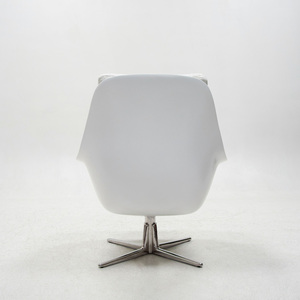 Fauteuil de loisirs individuel de style moderne, fauteuil de bureau pivotant pour salon et balcon, fauteuil lounge individuel marron, couleurs personnalisables - Product Image 5