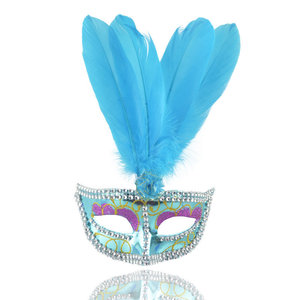 Máscaras de <span class=keywords><strong>Plumas</strong></span> Blancas Ecológicas de PVC al por Mayor para Halloween, Carnaval Veneciano, Fiestas de Disfraces, Cumpleaños, Bodas - Product Image 2