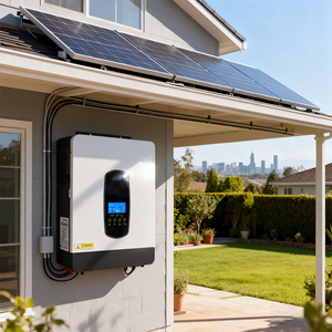 อินเวอร์เตอร์2.2KW 3.KW พลังงานแสงอาทิตย์แบบกริดอินเวอร์เตอร์แบบไฮบริด MPPT DC 12/24V AC 230V จัดส่งฟรี - Product Image 1